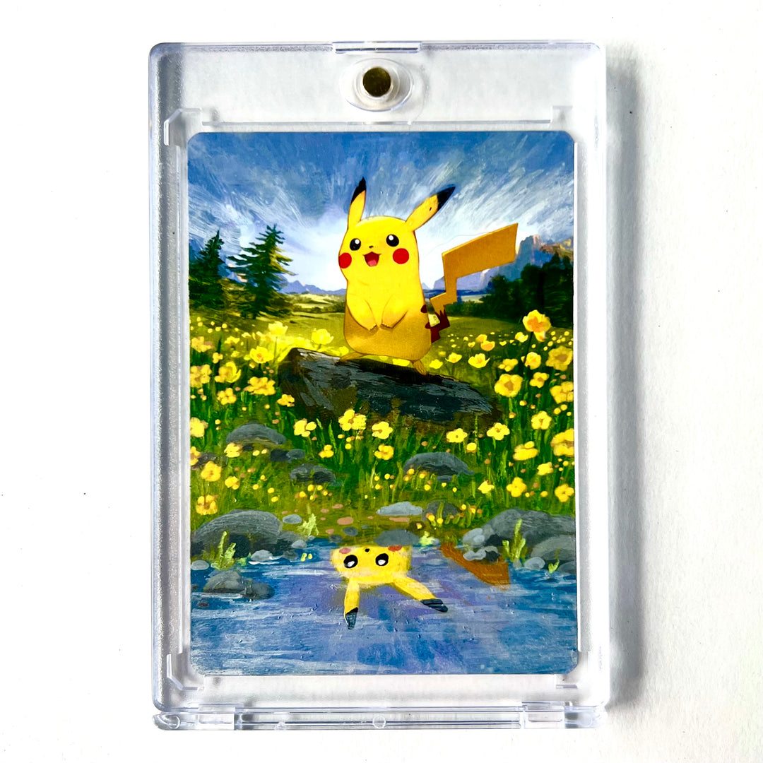 Pikachu Painted Pokemon Card