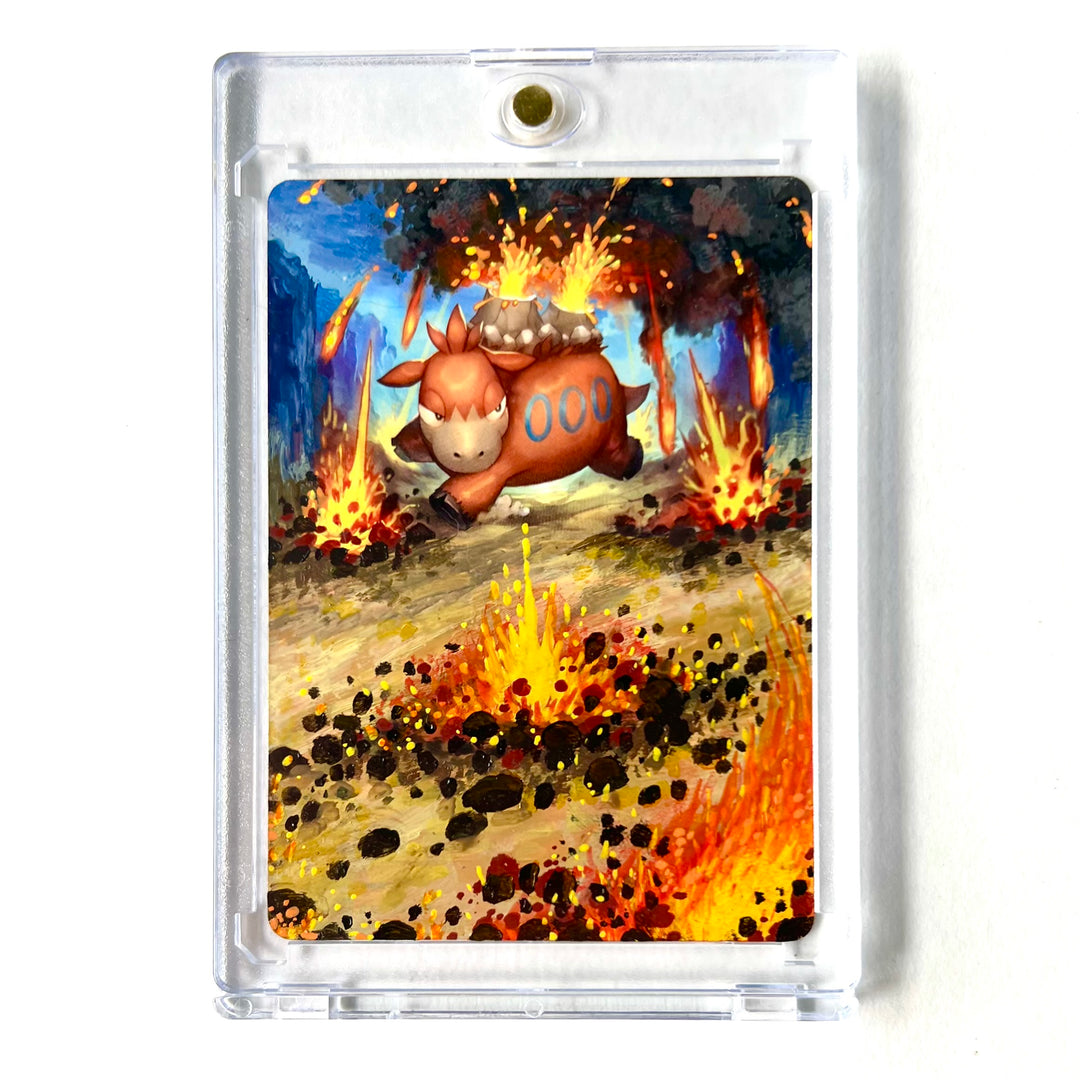 Camerupt Painted Pokemon Card