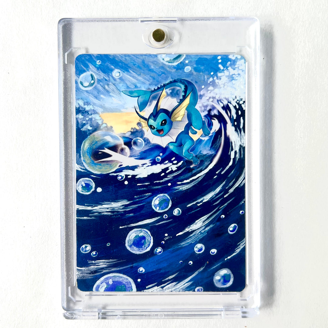 painted pokemon cards Jirachi Pokmon Card | Handmade Art | Gifts for Gamers | Unique Present Pokemon Cards Petal Headz