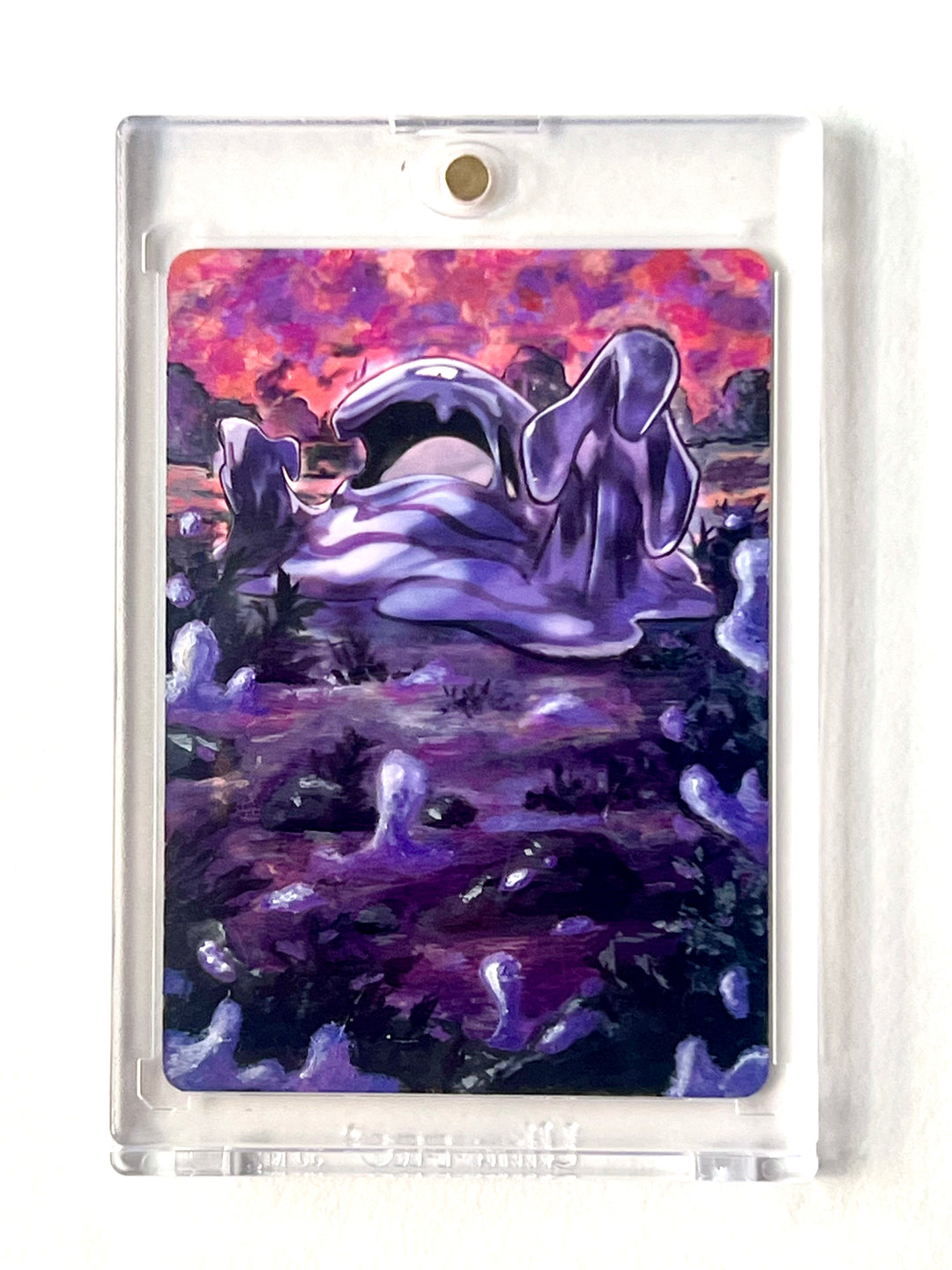 Muk Painted Pokemon Card Petal Headz Muk Painted Pokemon Card Petal Headz