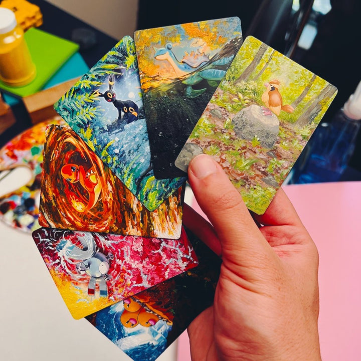 Custom- Painted Pokemon Card
